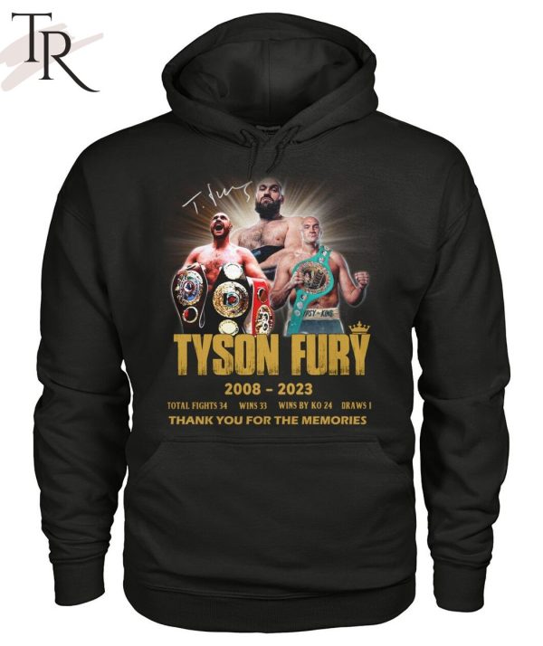 Tyson Fury 2008 – 2023 Thank You For The Memories Unisex T-Shirt