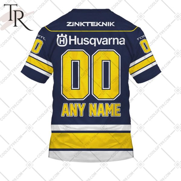 Personalized SHL HV71 Home jersey Style Hoodie