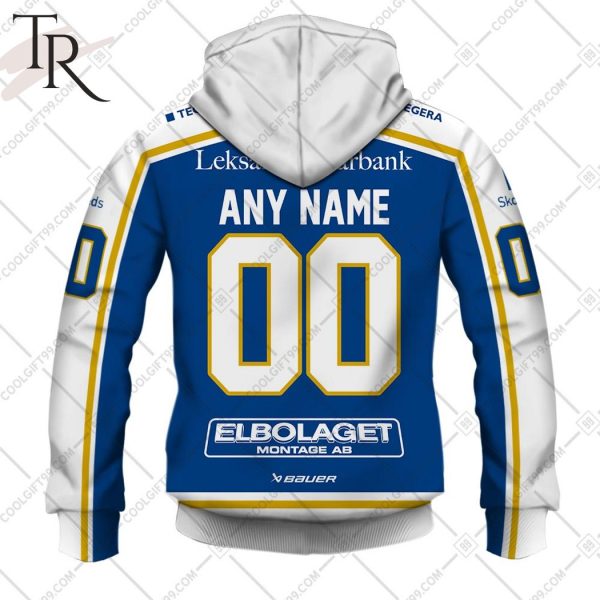 Personalized SHL Leksands IF Home jersey Style Hoodie