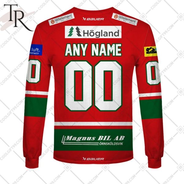 Personalized SHL Modo Hockey Home jersey Style Hoodie