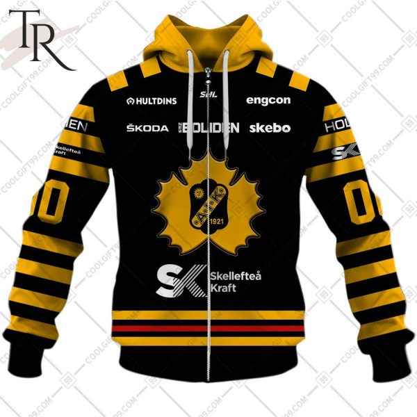 Personalized SHL Skelleftea AIK Home jersey Style Hoodie