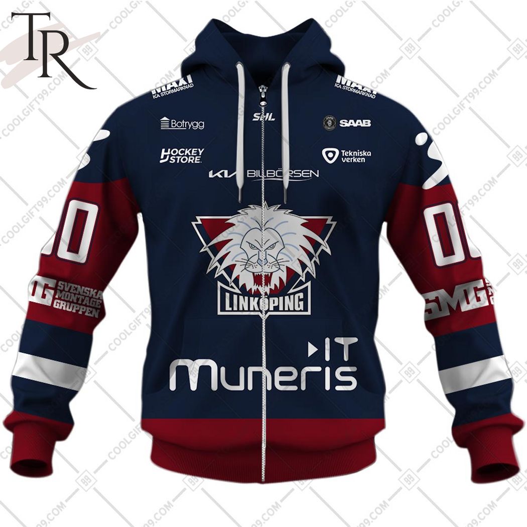 SHL Linkoping HC Home jersey Style Hoodie Torunstyle