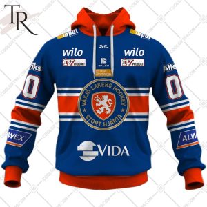 SHL Vaxjo Lakers Home jersey Style Hoodie