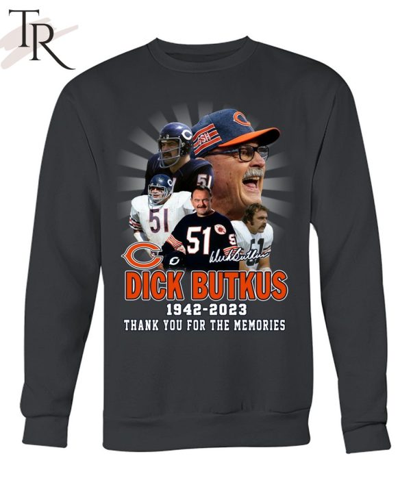 Dick Butkus 1942 – 2023 Thank You For The Memories T-Shirt