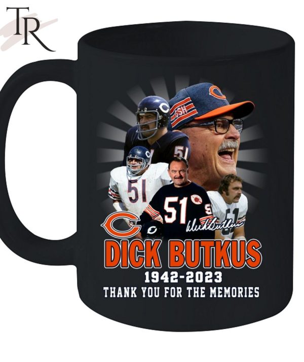 Dick Butkus 1942 – 2023 Thank You For The Memories T-Shirt