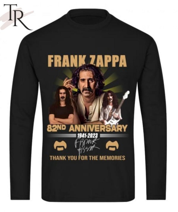 Frank Zappa 82nd Anniversary 1941 – 2023 Thank You For The Memories T-Shirt