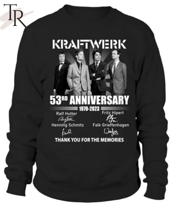 Kraftwerk 53rd Anniversary 1970 – 2023 Thank You For The Memories T-Shirt