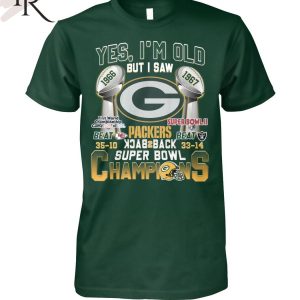 Yes I'm Old But I Saw 49ers Back 2 Back Super Bowl Champions Shirt, hoodie,  sweater, long sleeve and tank top