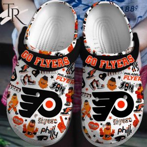 PREMIUM Go Flyers Philadelphia Flyers Fan Clogs