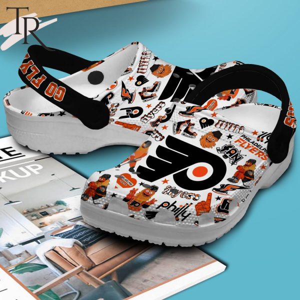 PREMIUM Go Flyers Philadelphia Flyers Fan Clogs