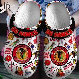 PREMIUM Go Hawks Chicago Blackhawks One Goal Cue The Chelsea Clogs