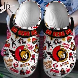 PREMIUM Go Sens Go United In Red Ottawa Senators Clogs