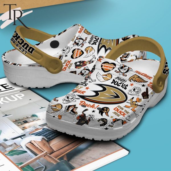 PREMIUM Let’s Go Ducks Anaheim Ducks Fly Togerther Clogs