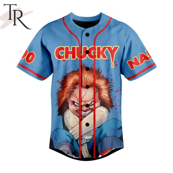 Personalized Chucky Wanna Play Chucky Baseball Jersey
