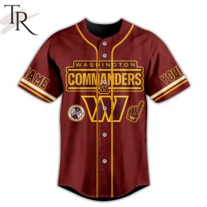 Personalized Washington Commanders Damn Right I Am Commanders Fan No Matter What Baseball Jersey