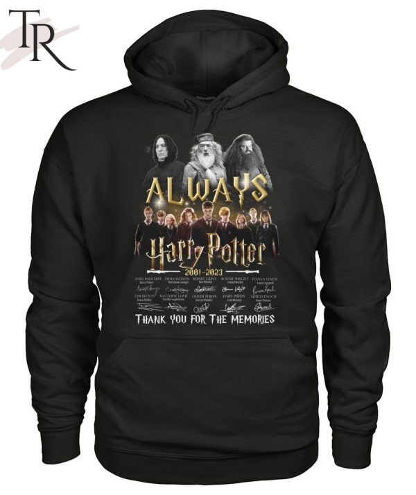 Always Harry Potter 2001 – 2023 Thank You For The Memories Signature T-Shirt