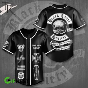 Black Label Society Doom Crew INC. Baseball Jersey