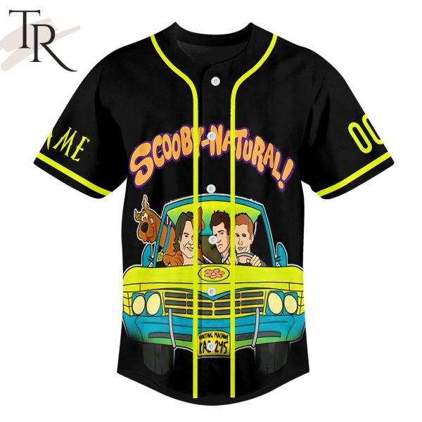 Personalized Join The Hunt Scooby-Natural Baseball Jersey