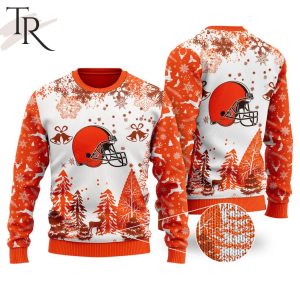 NFL Cleveland Browns Special Christmas Ugly Sweater Design