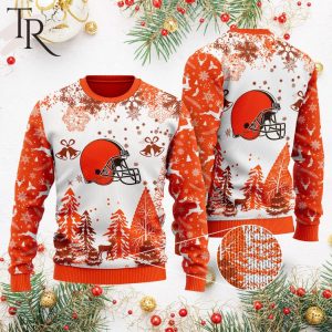 NFL Cleveland Browns Special Christmas Ugly Sweater Design