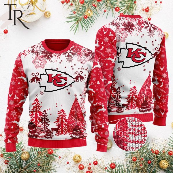 NFL Kansas City Chiefs Special Christmas Ugly Sweater Design