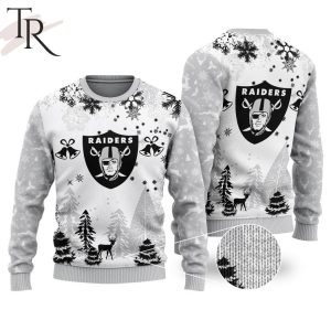NFL Las Vegas Raiders Special Christmas Ugly Sweater Design