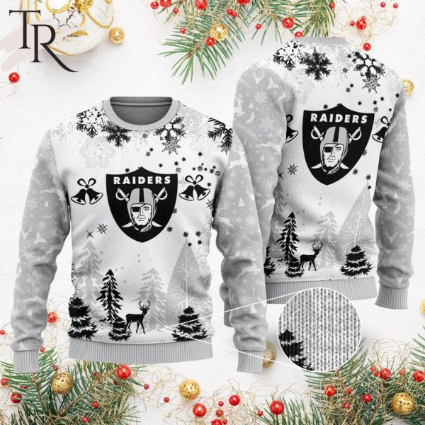 NFL Las Vegas Raiders Special Christmas Ugly Sweater Design