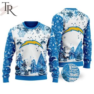 NFL Los Angeles Chargers Special Christmas Ugly Sweater Design