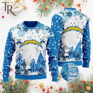NFL Los Angeles Chargers Special Christmas Ugly Sweater Design