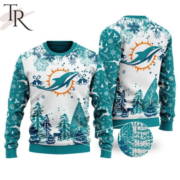 NFL Miami Dolphins Special Christmas Ugly Sweater Design