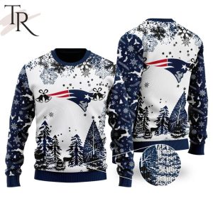 NFL New England Patriots Special Christmas Ugly Sweater Design