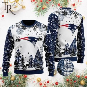 NFL New England Patriots Special Christmas Ugly Sweater Design