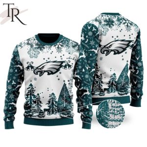 NFL Philadelphia Eagles Special Christmas Ugly Sweater Design