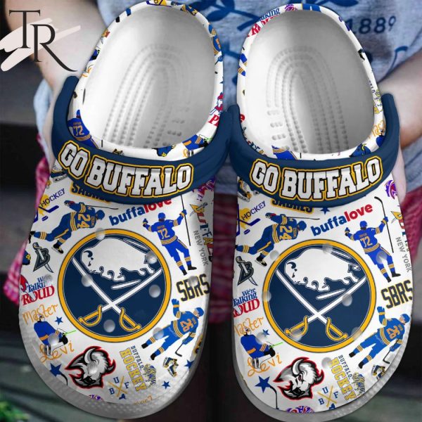 PREMIUM Go Buffalo We’re Talking Pround Master Levi Buffalo Hockey Buffalove Clogs