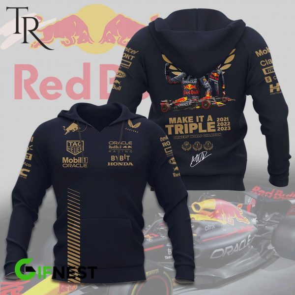 Make It A Triple 2021 2022 2023 Driver’s World Champion Max Verstappen 3D Apparels