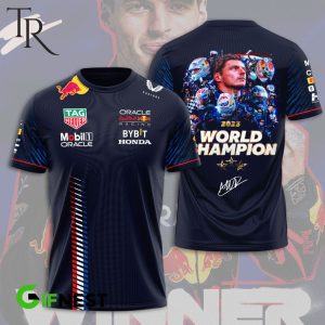 Max Verstappen 2023 World Champion 3D Apparels