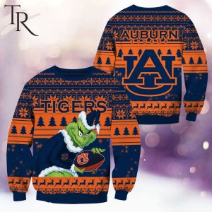 NCAA Clemson Tigers Grinch Christmas Ugly Sweater