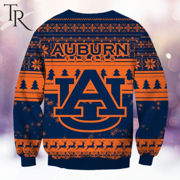 NCAA Auburn Tigers Grinch Christmas Ugly Sweater