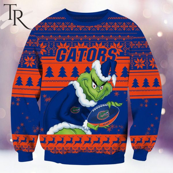 NCAA Florida Gators Grinch Christmas Ugly Sweater