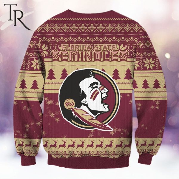 NCAA Florida State Seminoles Grinch Christmas Ugly Sweater