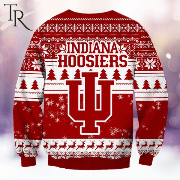 NCAA Indiana Hoosiers Grinch Christmas Ugly Sweater