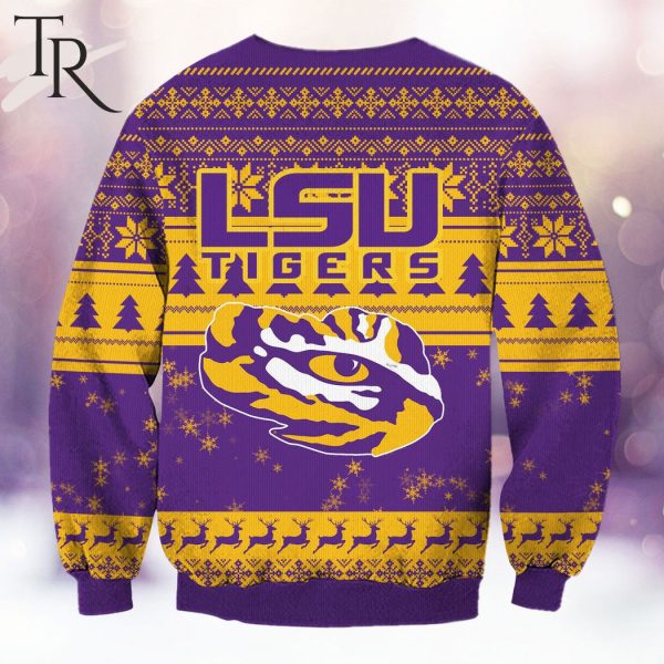 NCAA LSU Tigers Grinch Christmas Ugly Sweater