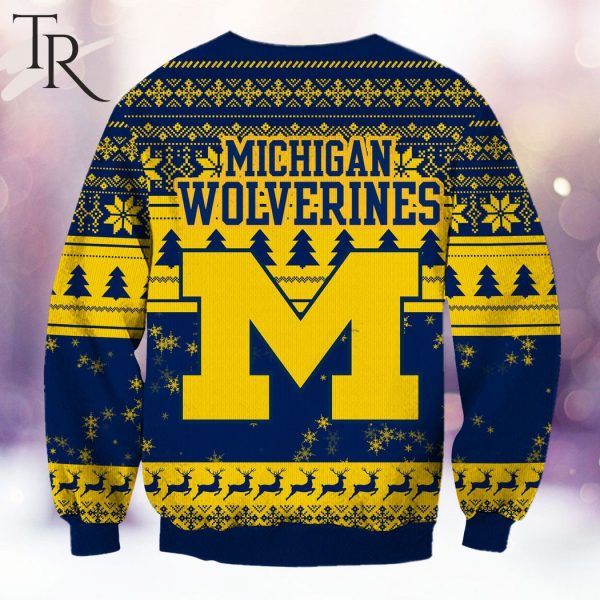 NCAA Michigan Wolverines Grinch Christmas Ugly Sweater