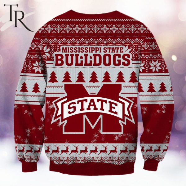 NCAA Mississippi State Bulldogs Grinch Christmas Ugly Sweater