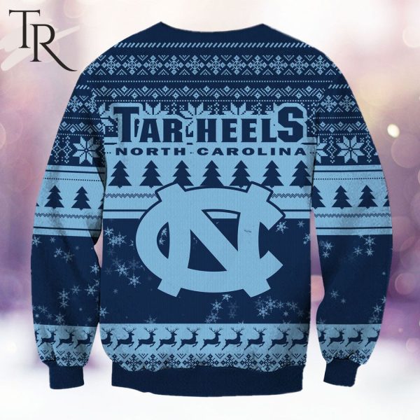 NCAA North Carolina Tar Heels Grinch Christmas Ugly Sweater