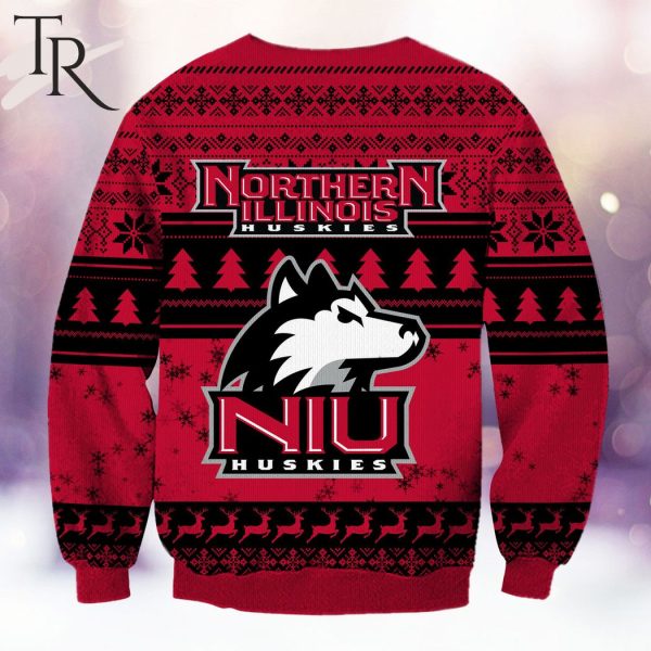 NCAA Northern Illinois Huskies Grinch Christmas Ugly Sweater