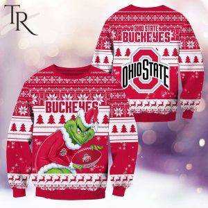 NCAA Ohio State Buckeyes Grinch Christmas Ugly Sweater