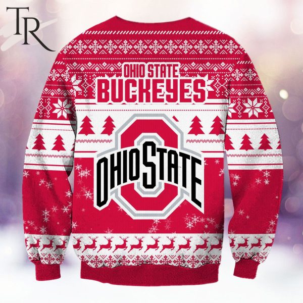 NCAA Ohio State Buckeyes Grinch Christmas Ugly Sweater