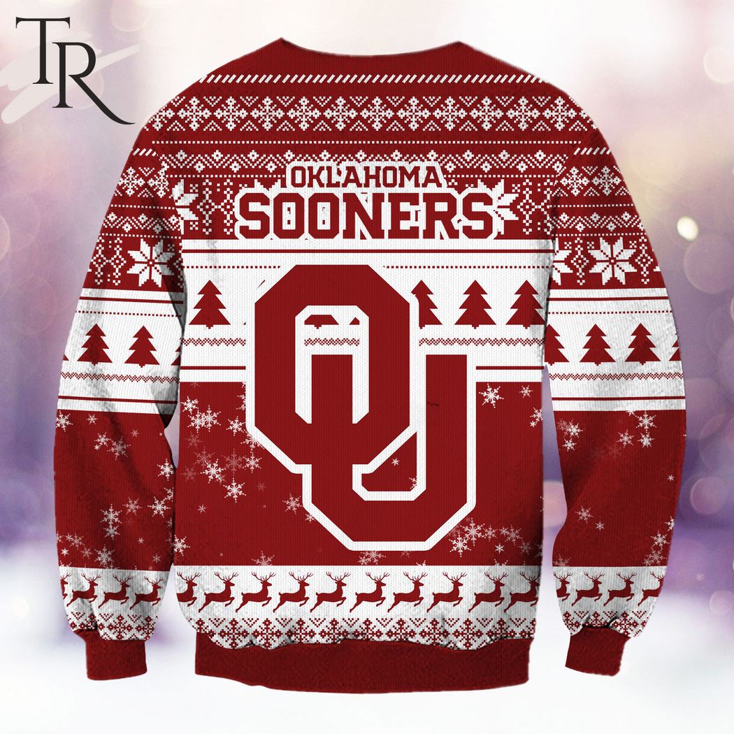 NCAA Oklahoma Sooners Grinch Christmas Ugly Sweater - Torunstyle
