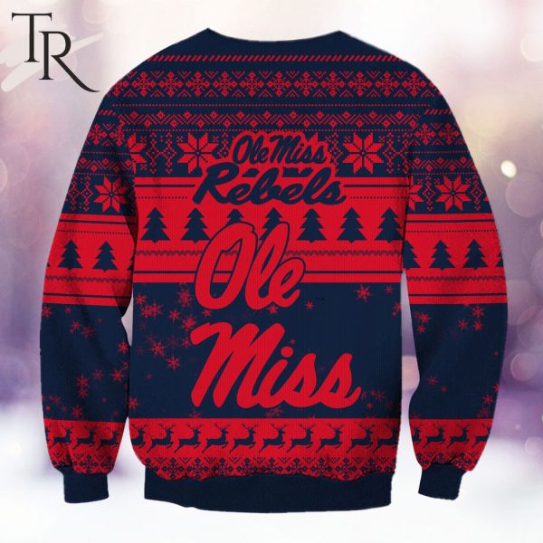 NCAA Ole Miss Rebels Grinch Christmas Ugly Sweater